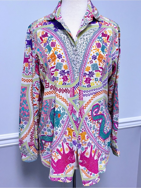Etro Tops - Etro Multi Color Blouse